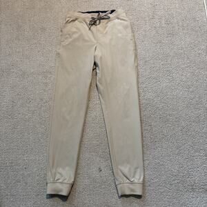 Birddogs Men's Joggers Wayne Regretskys Size S Beige Slim Fit Tapered Linerless